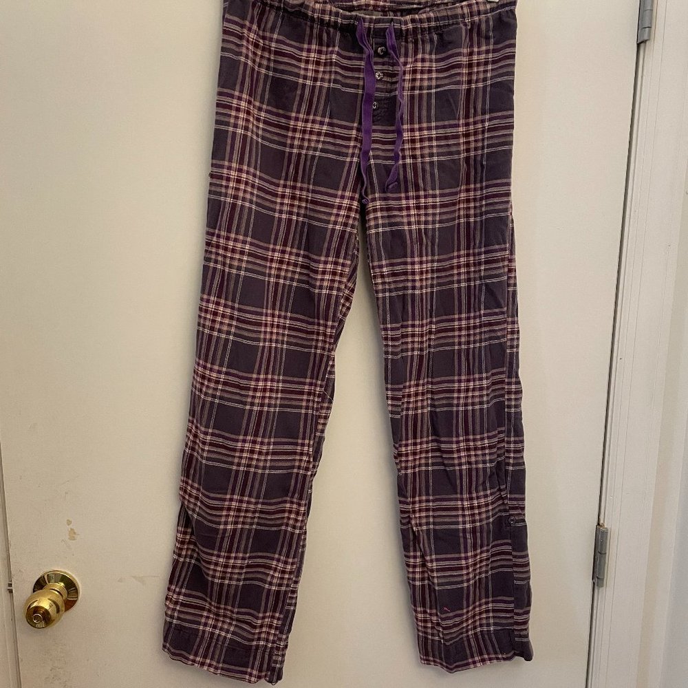 Purple Plaid Pajama Pants